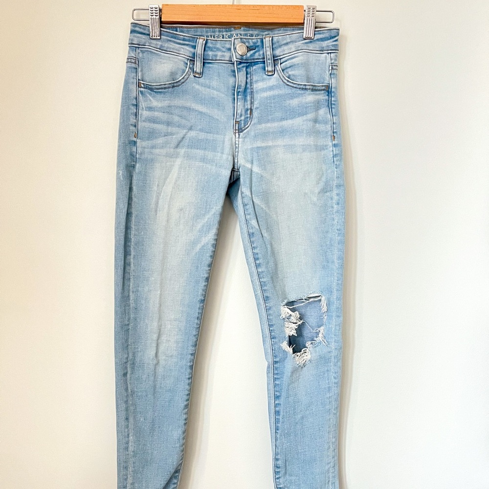 Ankle Skinny destroyed jeans